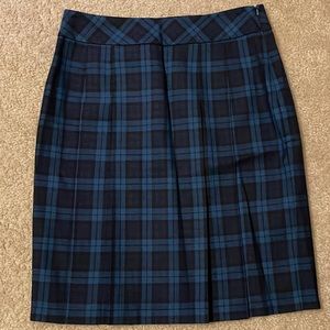 Brooks Brothers Plaid 100% Wool Skirt